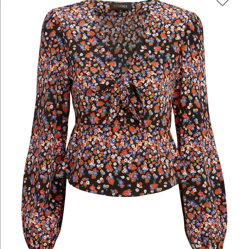Intermix Lola Floral Top size 4